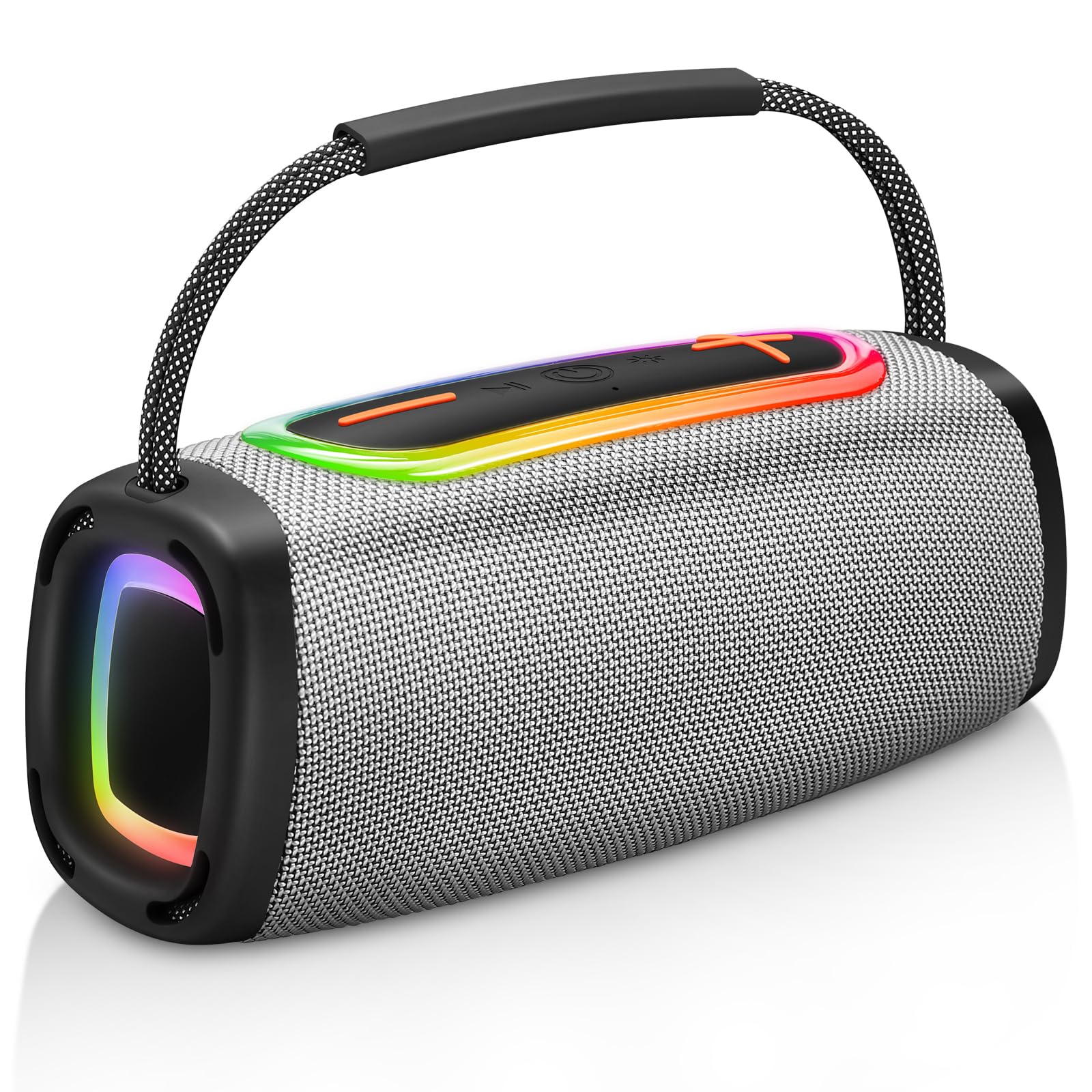 Altoparlante Bluetooth, 6000 mAh, altoparlante portatile con 36 ore di riproduzione, altoparlanti wireless Bluetooth 5.4 con volume più forte e bassi migliorati, microfono integrato, suono stereo