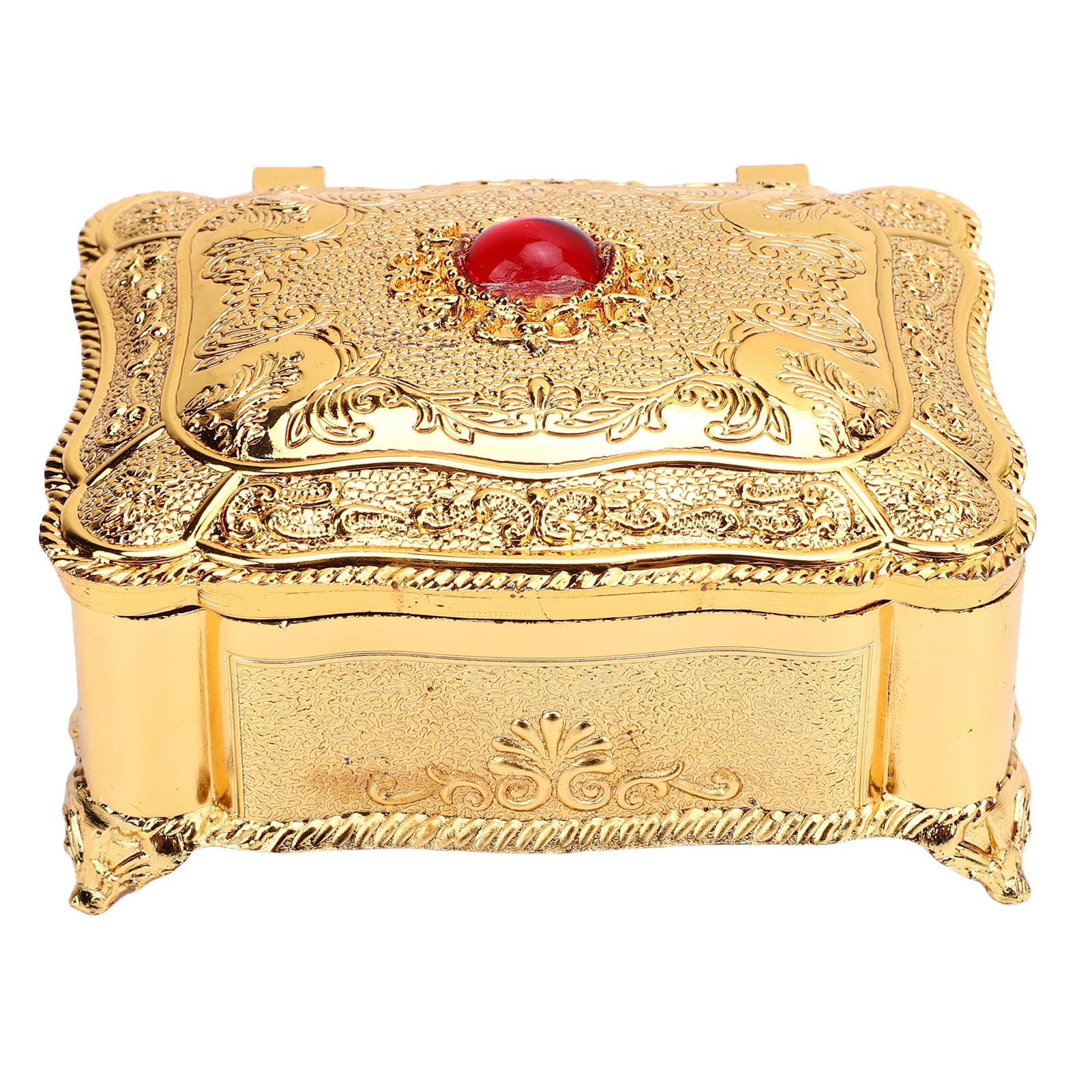 Collectible Figurine Keepsake Box, Luxury Rectangular Trinket Organizer