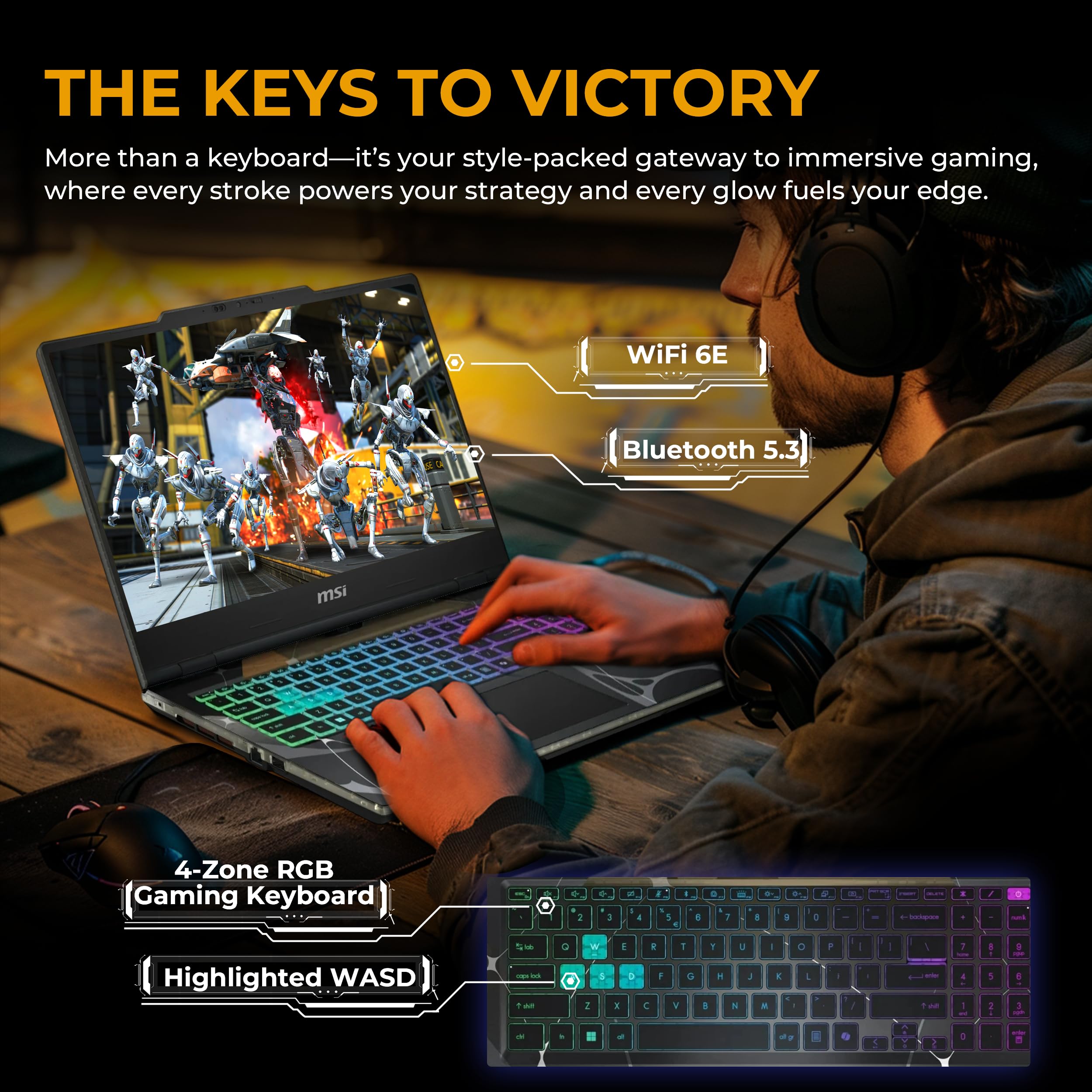 Amazon.co.jp: msi Cyborg 15.6インチ 144Hz FHD IPS ゲーミングノート