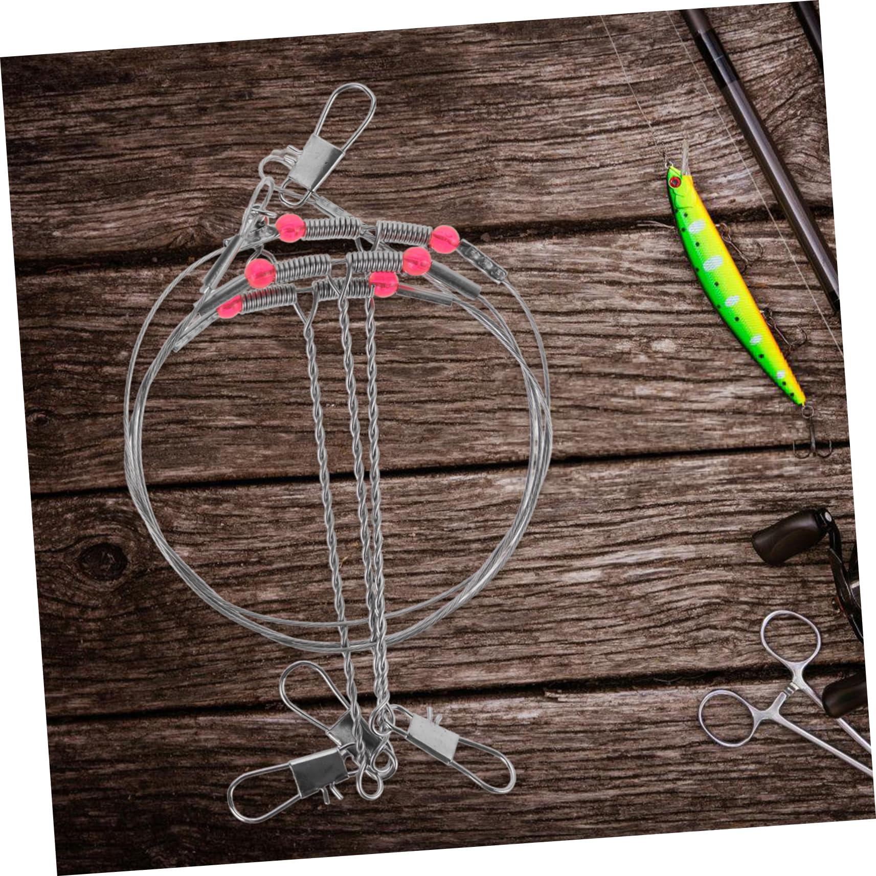 HANABASS 1Set Creative Fishing Balance String Hooks Versatile Tackle Rigs with Tangling Design Durable for Sea Fishing and Outdoor Activities Groups