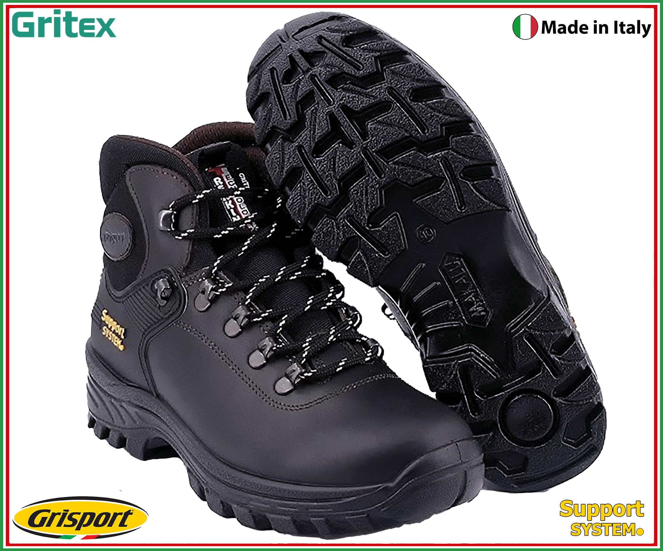 Grisport 10242D26G LONTRA Dakar Trekking wysokość kostki gumowa wyściółka GRITEX wodoodporna metalowa przelotka system wsparcia