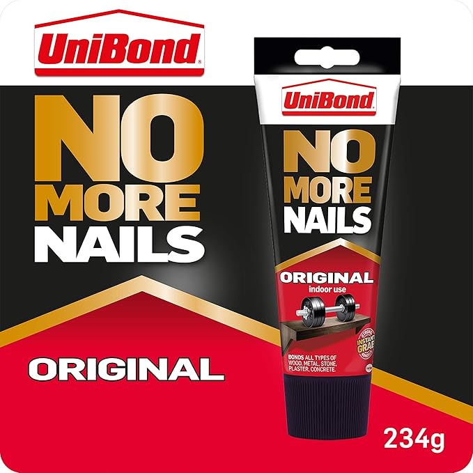 UniBond No More Nails Original, HeavyDuty Mounting Adhesive, Strong