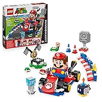 LEGO Mario Kart - Interattivo e Kart Standard - Percorso di Gara con Macchina Giocattolo