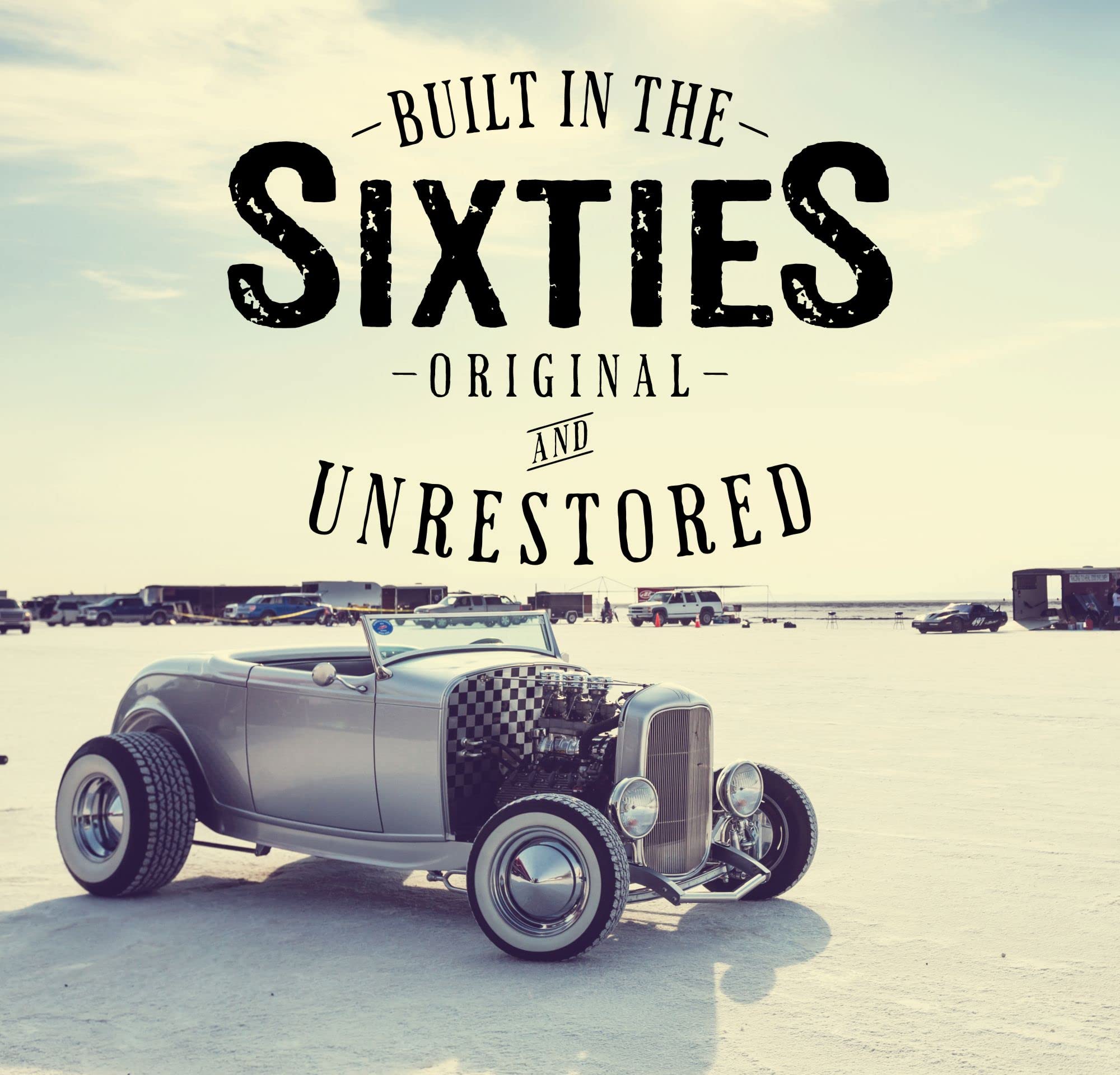 Gasoline Bandit Maglietta originale Biker Racer: Born in The Sixties, stile vintage retrò