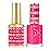 DND DC Gel Polish Set, Pink Collection, UV/LED GelPolish and Air Dry Nail Lacquer, Matching Chip-Free Polish Duo, 012 Peacock Pink, 0.5 Fl Oz Each