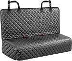 URPOWER Housse de siège d'auto pour animaux de compagnie 100 % imperméable, Housse de hamac 600D robuste, résistante aux rayures, antidérapante, durable, Housses de siège arrière pour voitures, camions et VUS