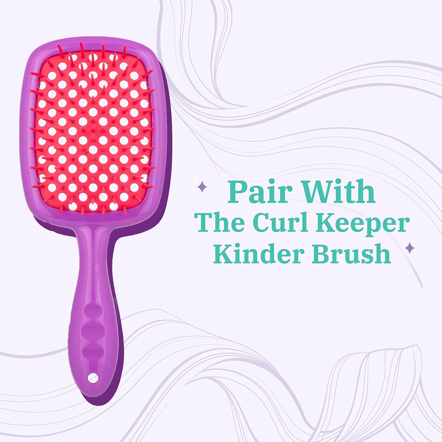 CURL KEEPER - Kinder Curls Kinder Travel Set - Complete Children's Hair Care Travel Set to Detangle, Define, and Soften Curly Hair (3.4 oz / 100 ml)