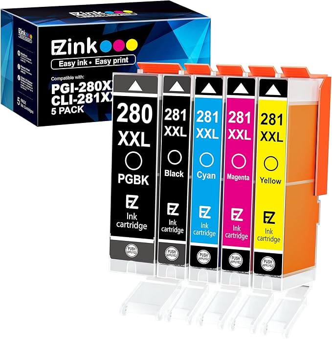 EZ Ink (TM Compatible TR8620a Ink Cartridge Replacement for Canon PGI280XXL CLI281XXL 280 XXL