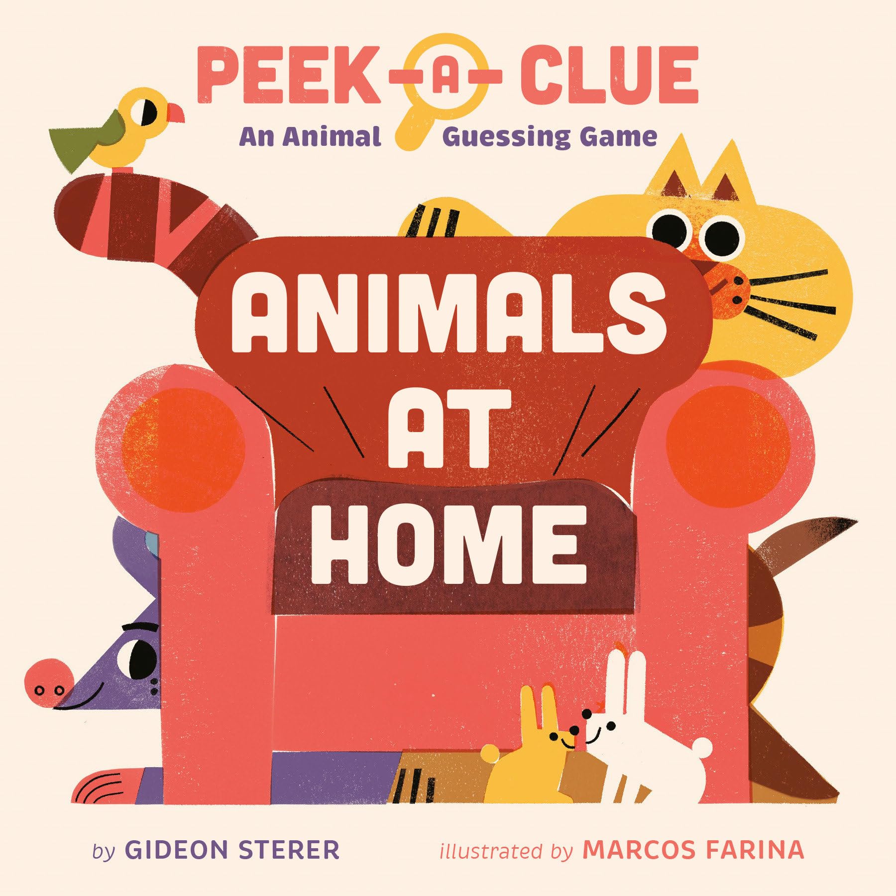 Peek-a-Clue: Animals at Home by Gideon Sterer (Board book)
