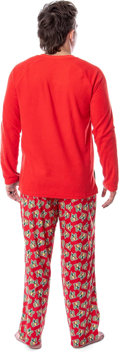 INTIMO Elf The Movie Mens' Buddy I Like Smiling, Smiling's My Favorite Pajama Set (XX-Large) - Image 2