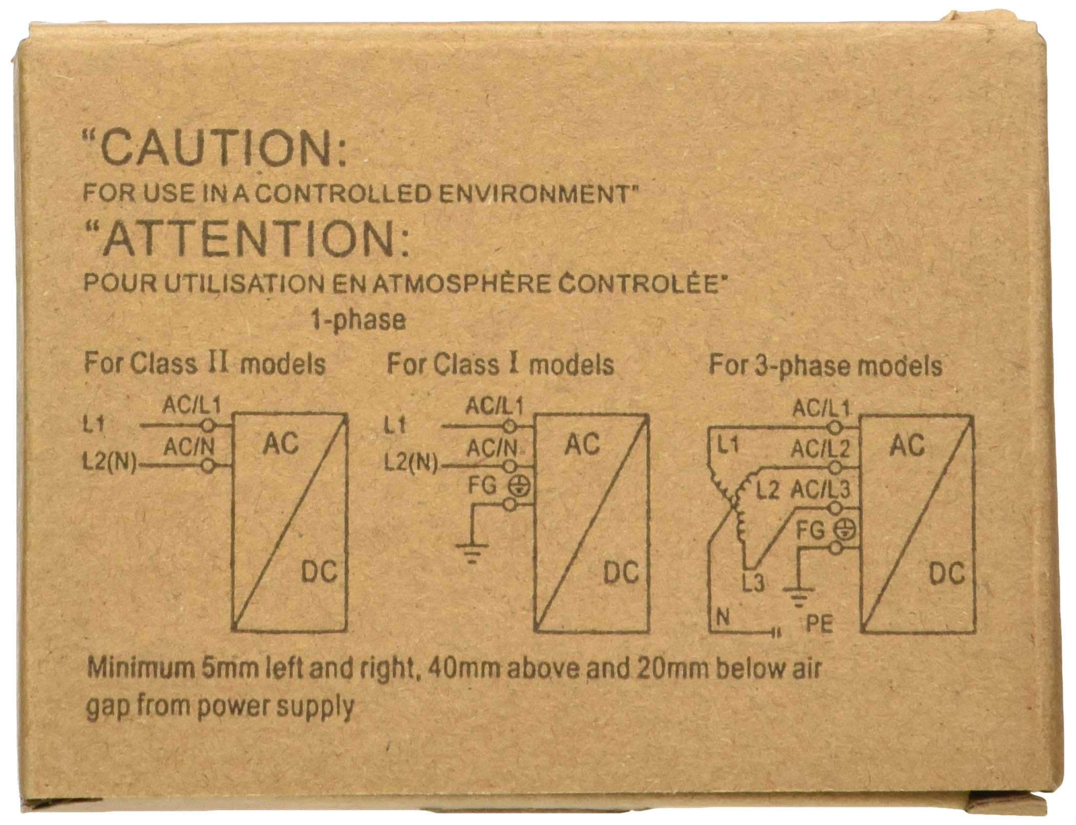 Din-Rail Fuente de alimentación 12W 5V 2,4A ; MeanWell HDR-15-5