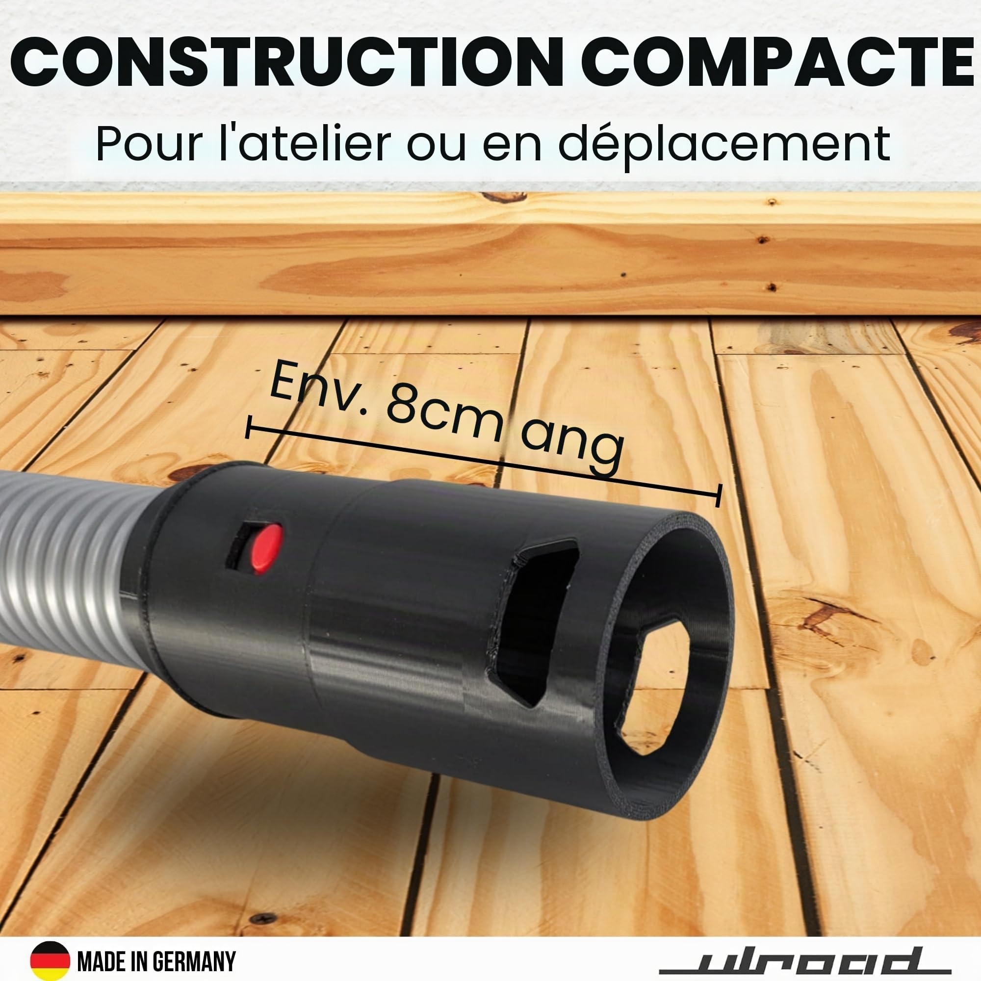 Compatible avec les aspirateurs Bosch Click and Clean pour Kärcher WD2 WD3 WD4 WD5 WD6 WD7 Accessoires d'aspiration compatible avec les aspirateurs secs et humides Kärcher C35
