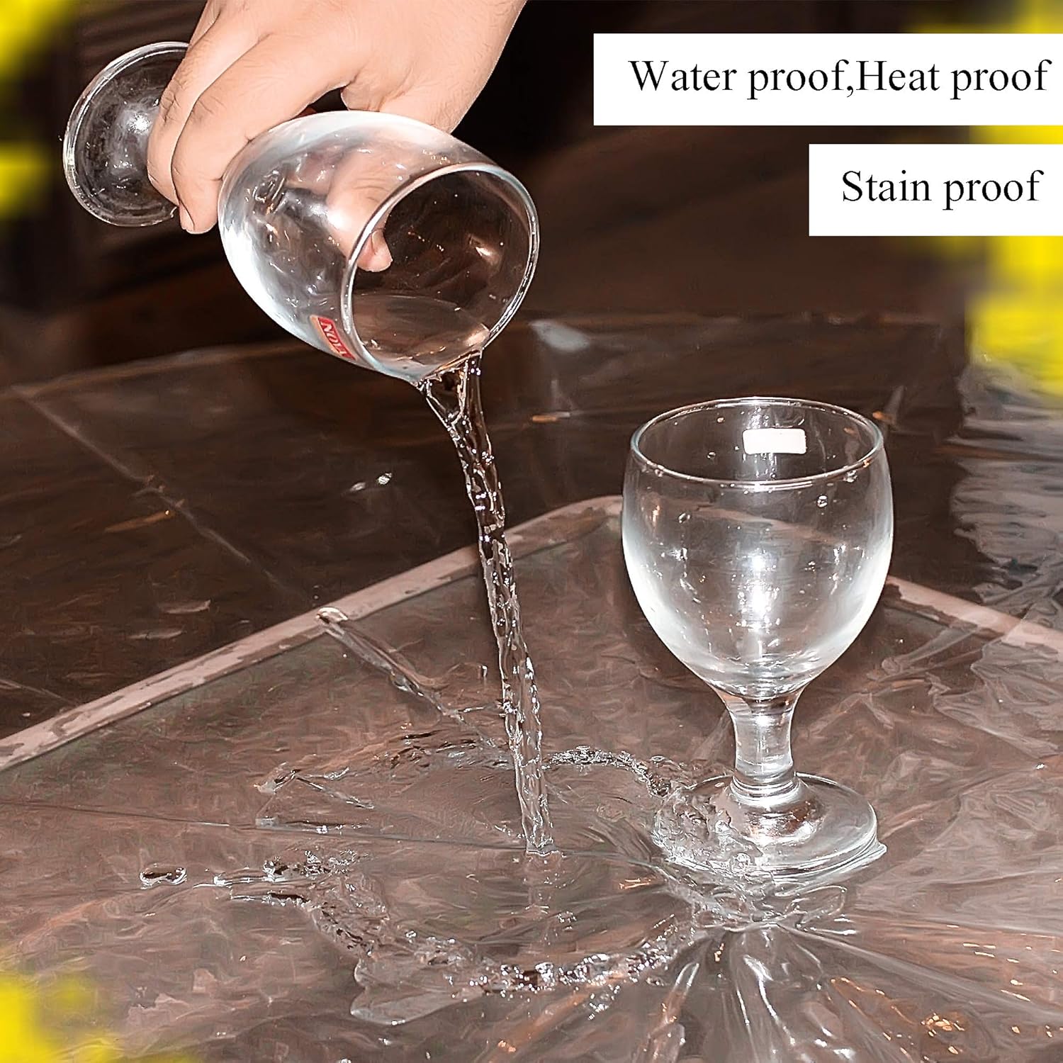 Exсluѕіvе Dіѕсоunt 70% Prісе Plastic Tablecloth for Dinning Table, Clear Plastic Transparent Tablecloth Protector Water Proof, Family Party Holidays, Table Covers, Covers for Dining Table. (Rectangle 60 x 90)