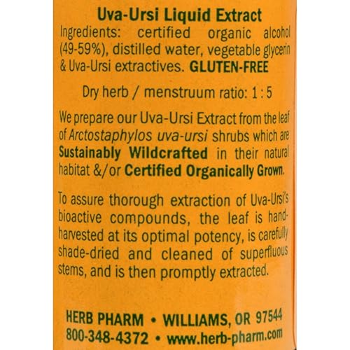 Miniatura 2 de HERB PHARM Extracto de hoja de Uva Ursi, 1 FZ
