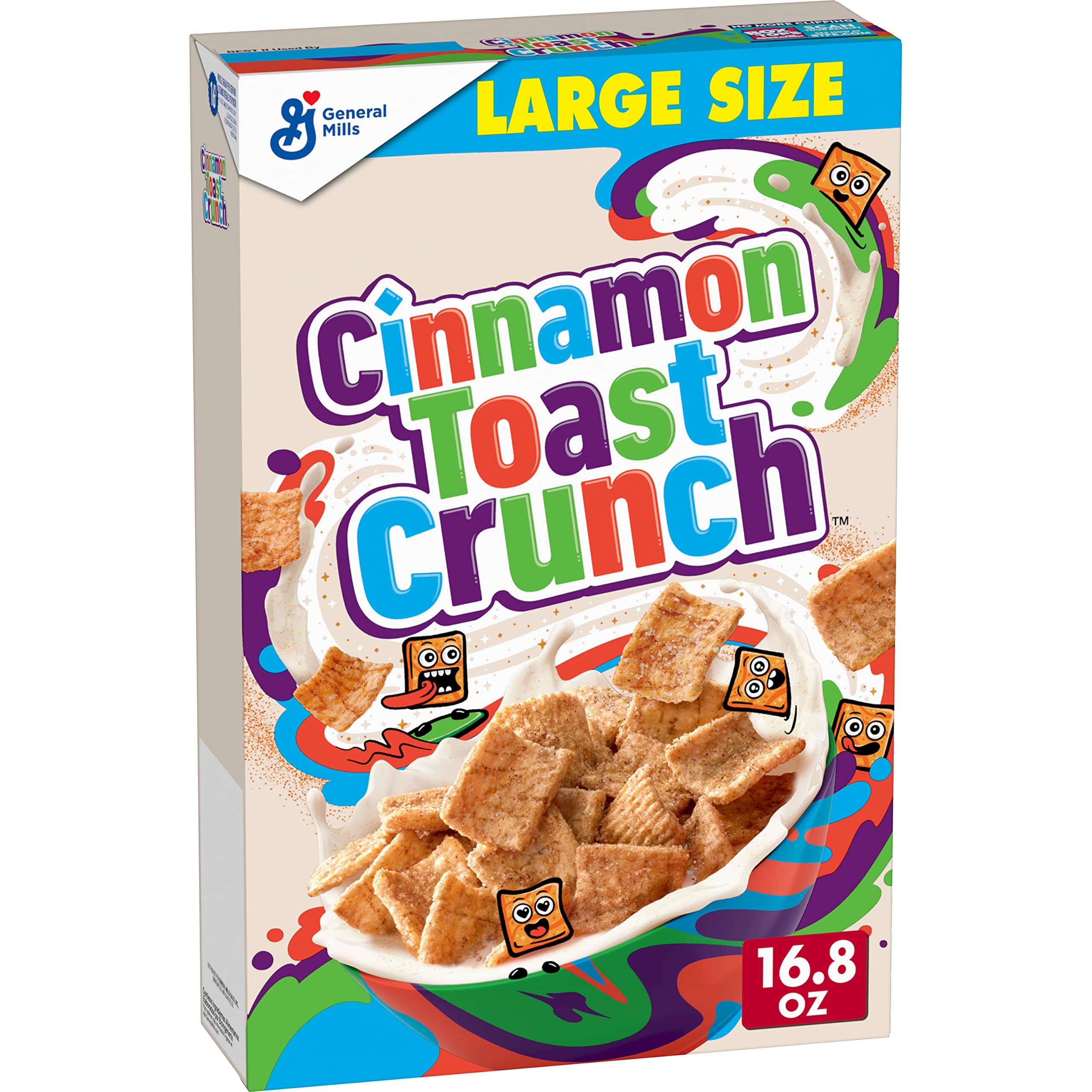 Cinnamon Toast Crunch, Cereal with Whole Grain, 16.8 oz