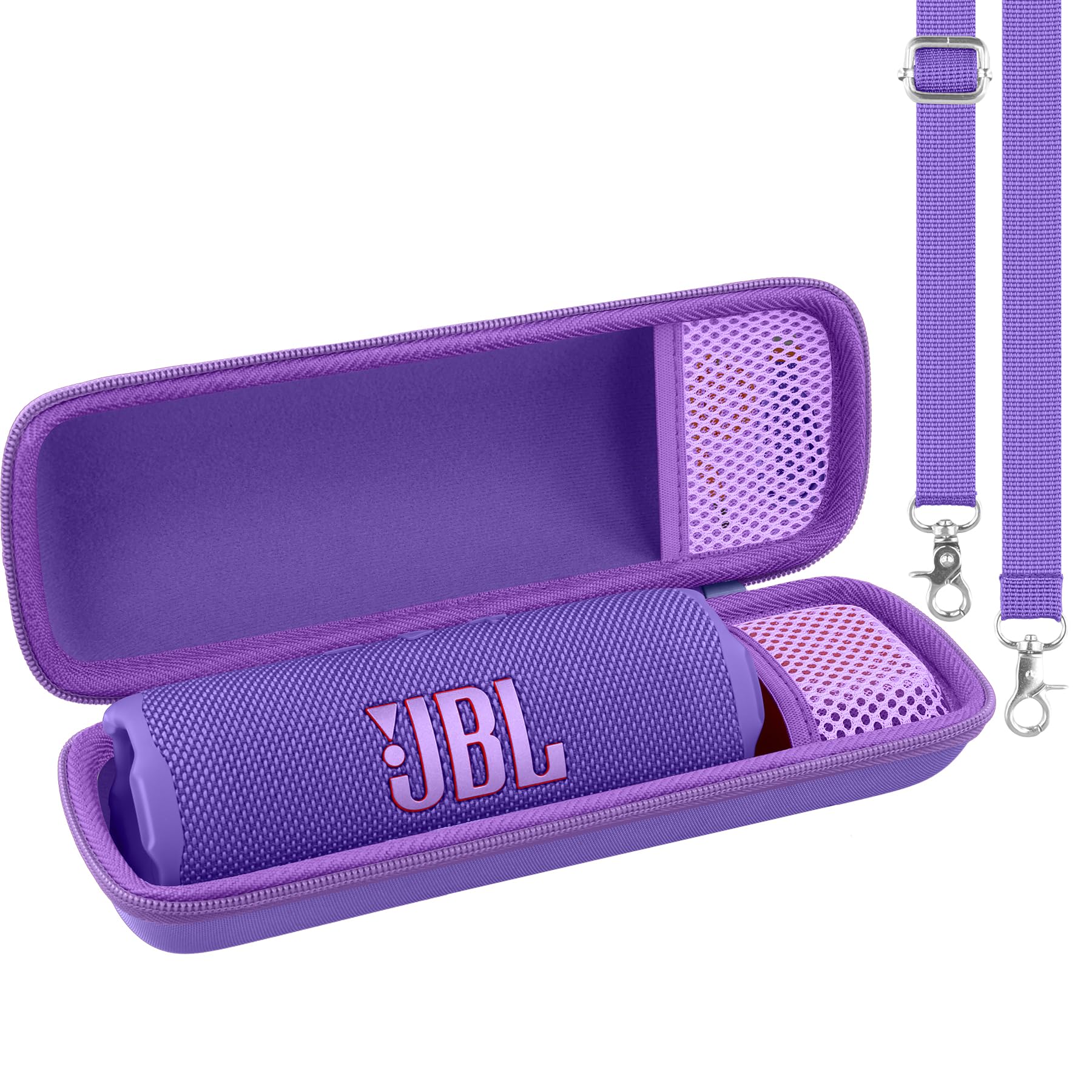 JBL Flip 7/6/5 Twarde etui - Ochrona przenośnego głośnika Bluetooth - Fioletowy