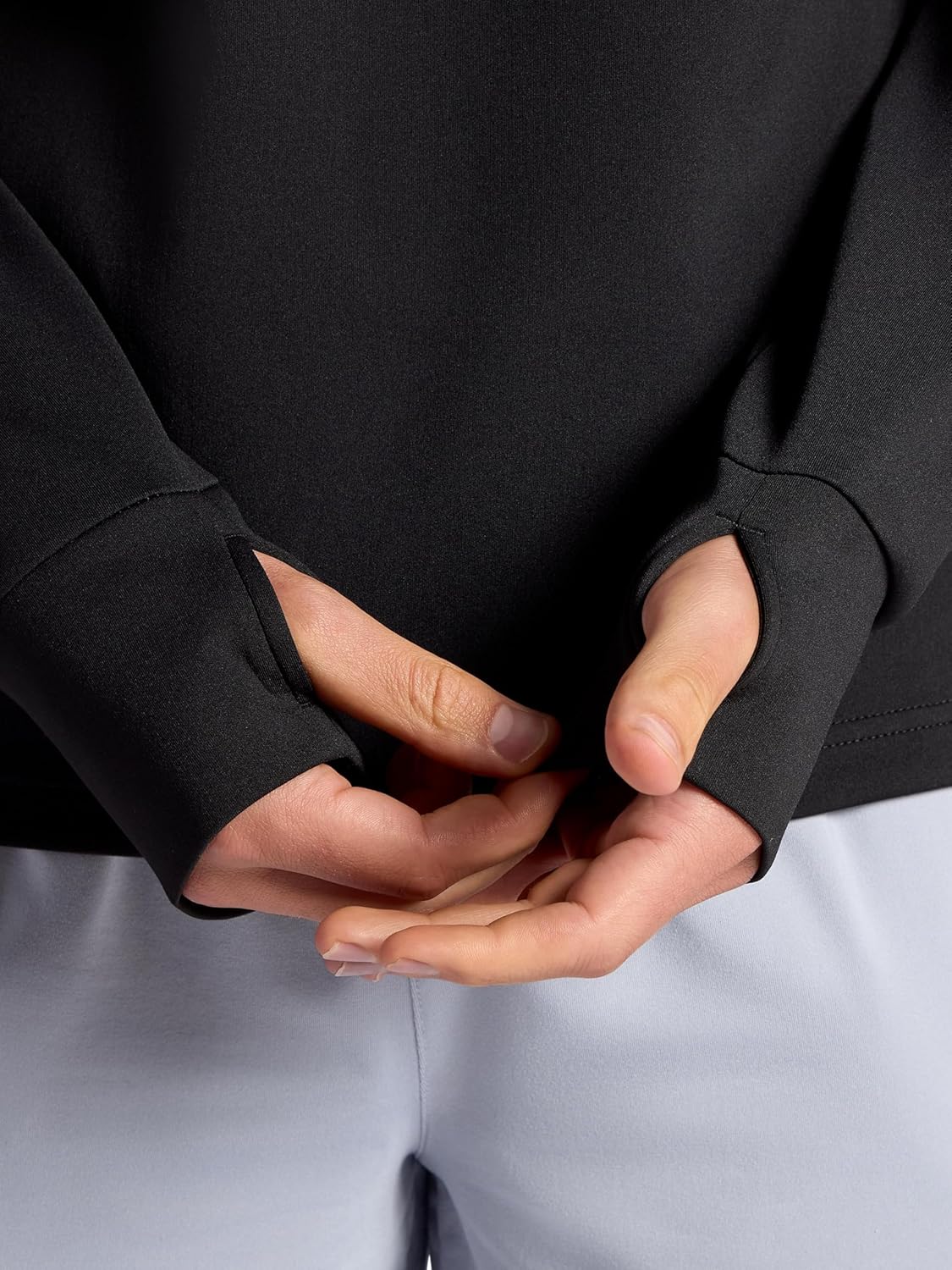 Gaiam Mens Recovery Long Sleeve Quarter-Zip, Standard Fit, Midweight Breathable Material - Image 5