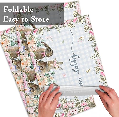 Vista 471 de Juego de 6 manteles individuales rojos para el día de San Valentín, diseño de corazón de San Valentín, resistentes al calor, lavables, manteles