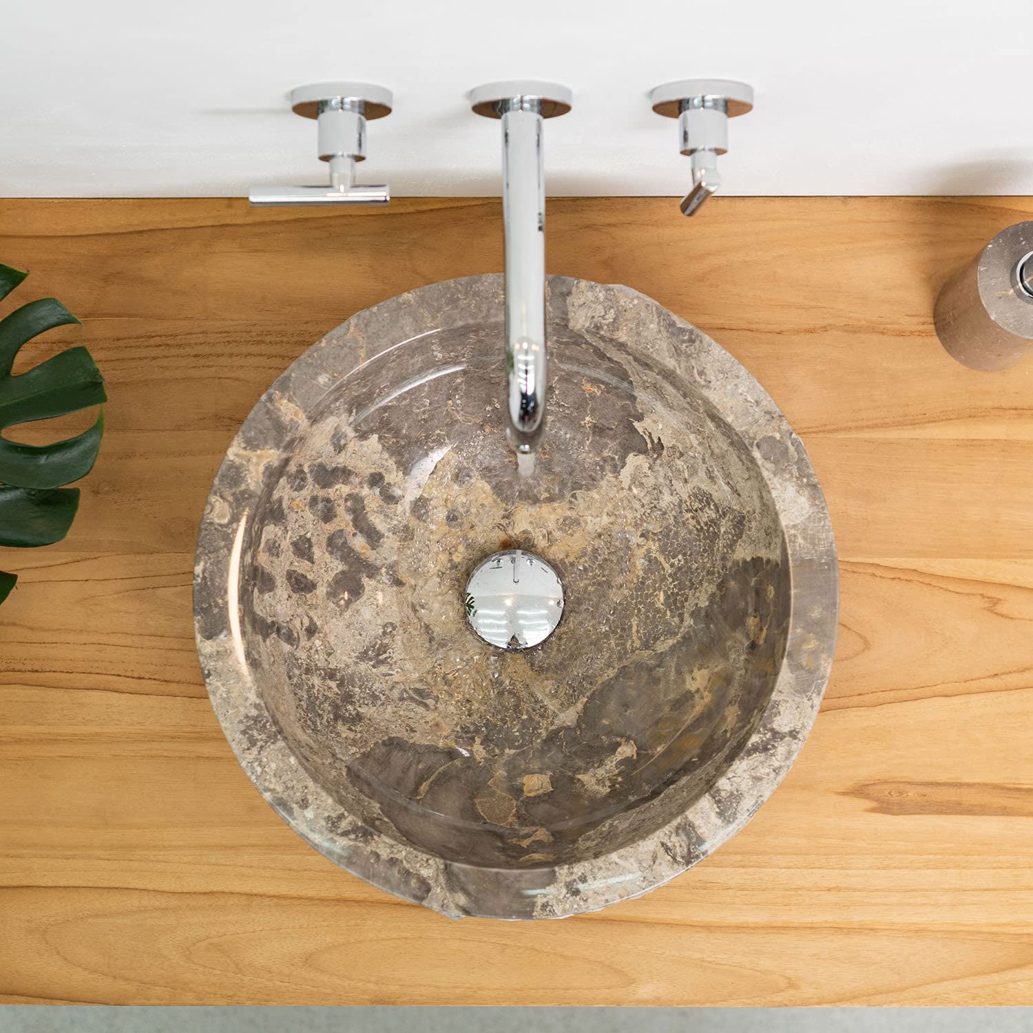 Mármol – Lavabo bascom rowfish 40 cm gris