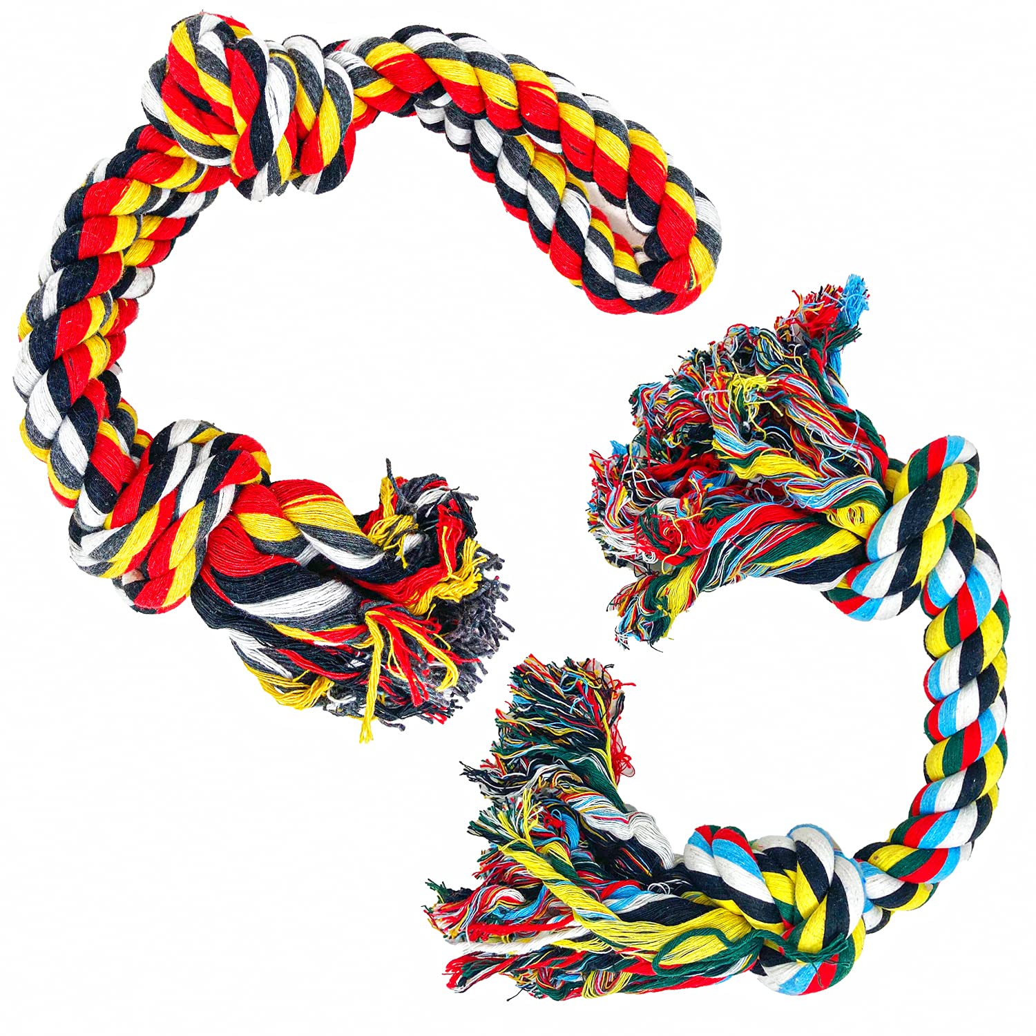 ZippyPaws Dog Toys for Large Size Breed Dogs Best for Aggressive Chewers Long Lasting & Durable Thick Size Cotton Rope Toys (B09DQBWFSJ) Amazon Price History, Amazon Price Tracker