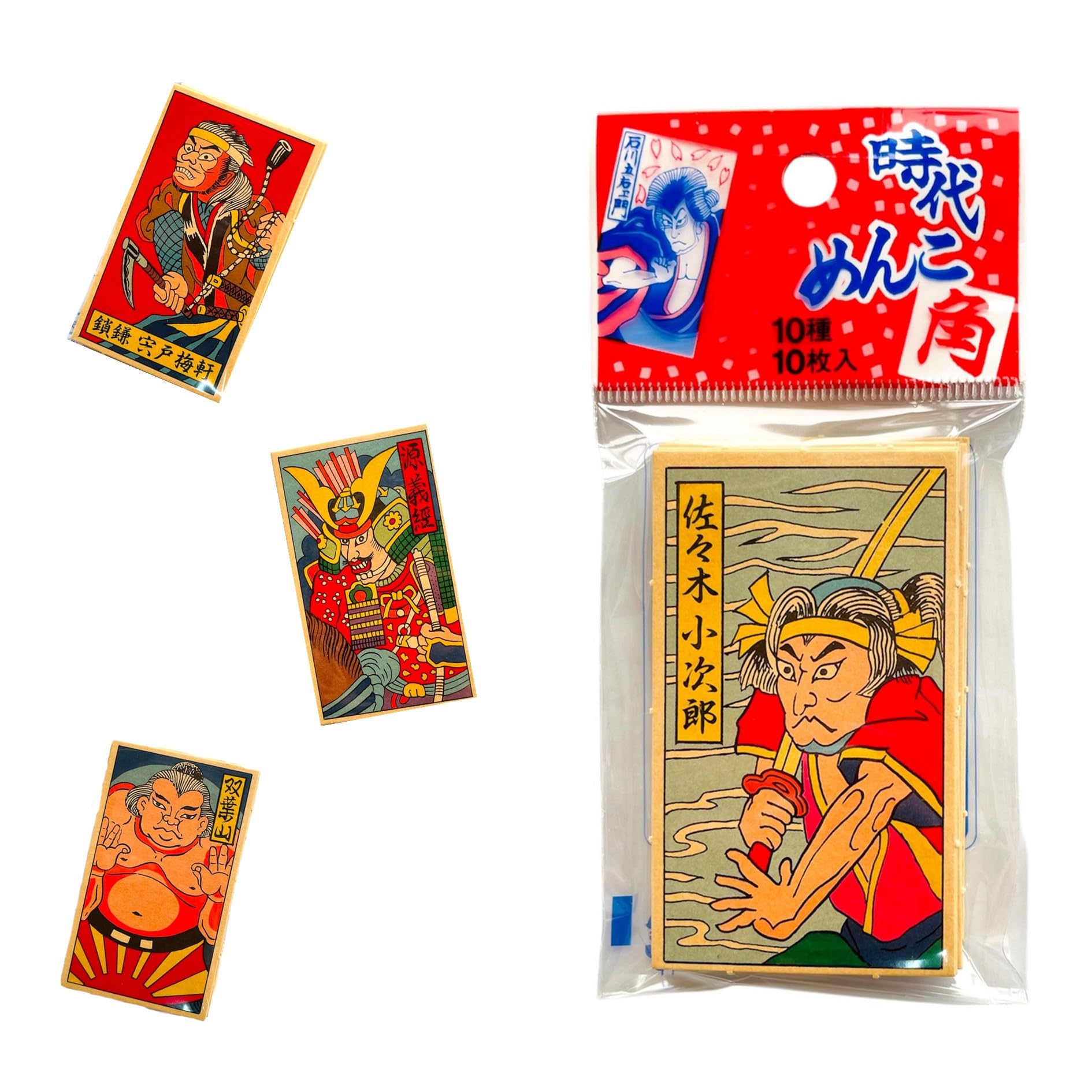 Amazon | 時代めんこ 【 10枚入 】 歴史 レトロ 玩具 おもちゃ 子供