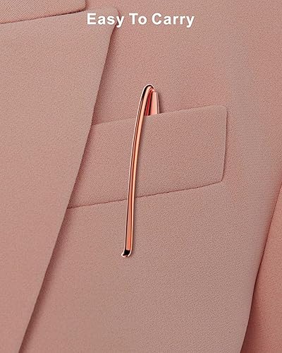 Miniatura 3 de Cambond Bolígrafos de acero inoxidable, bonitos bolígrafos de acero inoxidable para libro de visitas, uniforme de regalo de Navidad, tinta negra