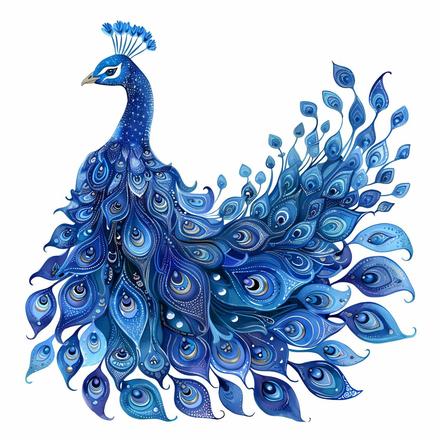 GovardhanSons - Peacock Wall Stickers - PVC Vinyl Decal Mural Modern Peacock Wall Stickers - Beautiful - Peacock - King of Birds - Nature - Creative - Vibrant Peacock Wall Art - Sticker_EAMAPC-03 (B0D14C7W7L) Amazon Price History, Amazon Price Tracker