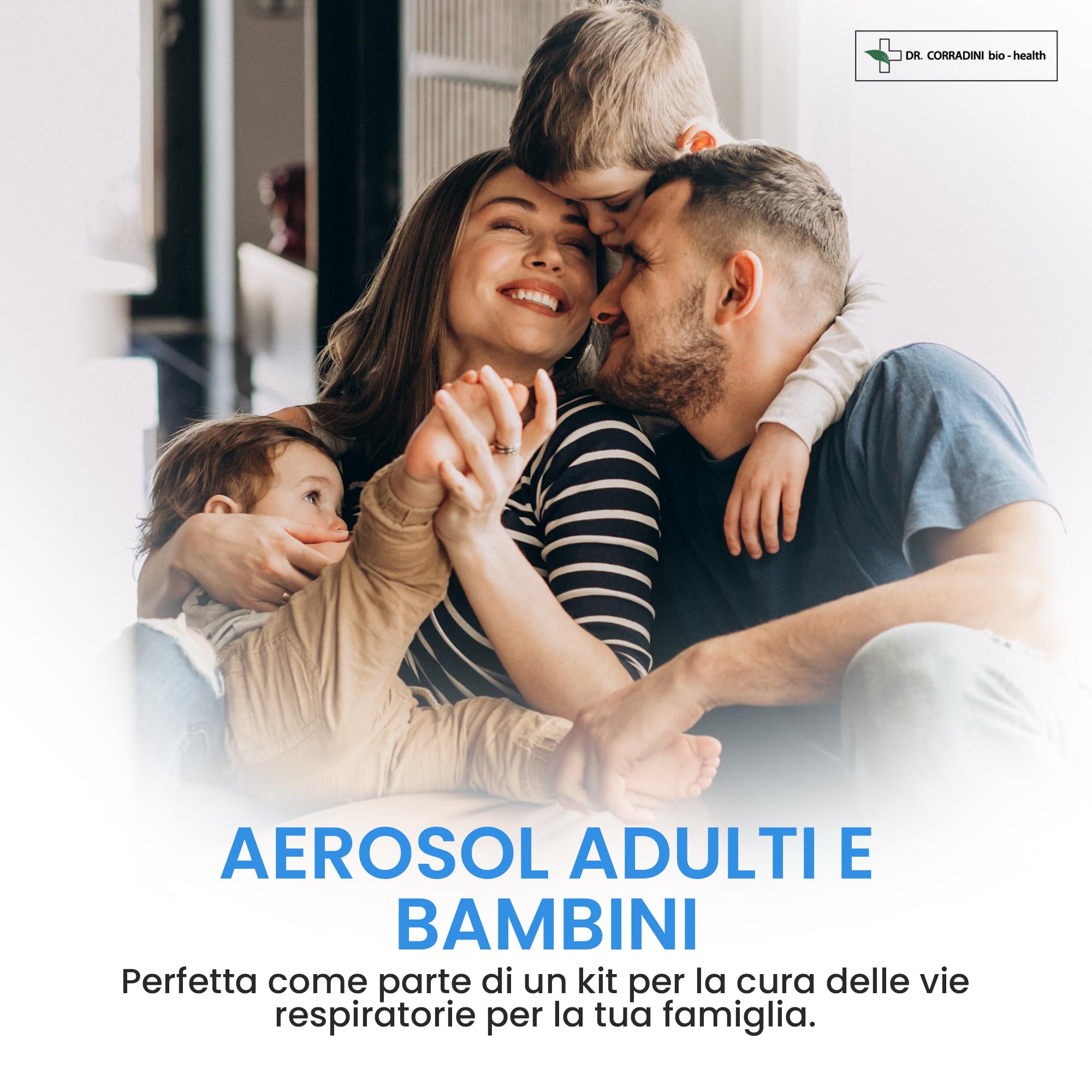 Dr. Corradini® Soluzione Fisiologica per Lavaggi Nasali con Acido Ialuronico Melissa Perilla e Timo Aerosol Lavaggio Nasale Adulti Bambini 10 Fiale