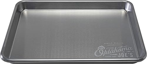 Oklahoma Joe's 7746212P06 Bandeja de aluminio para barbacoa de 13 x 9 pulgadas, color gris