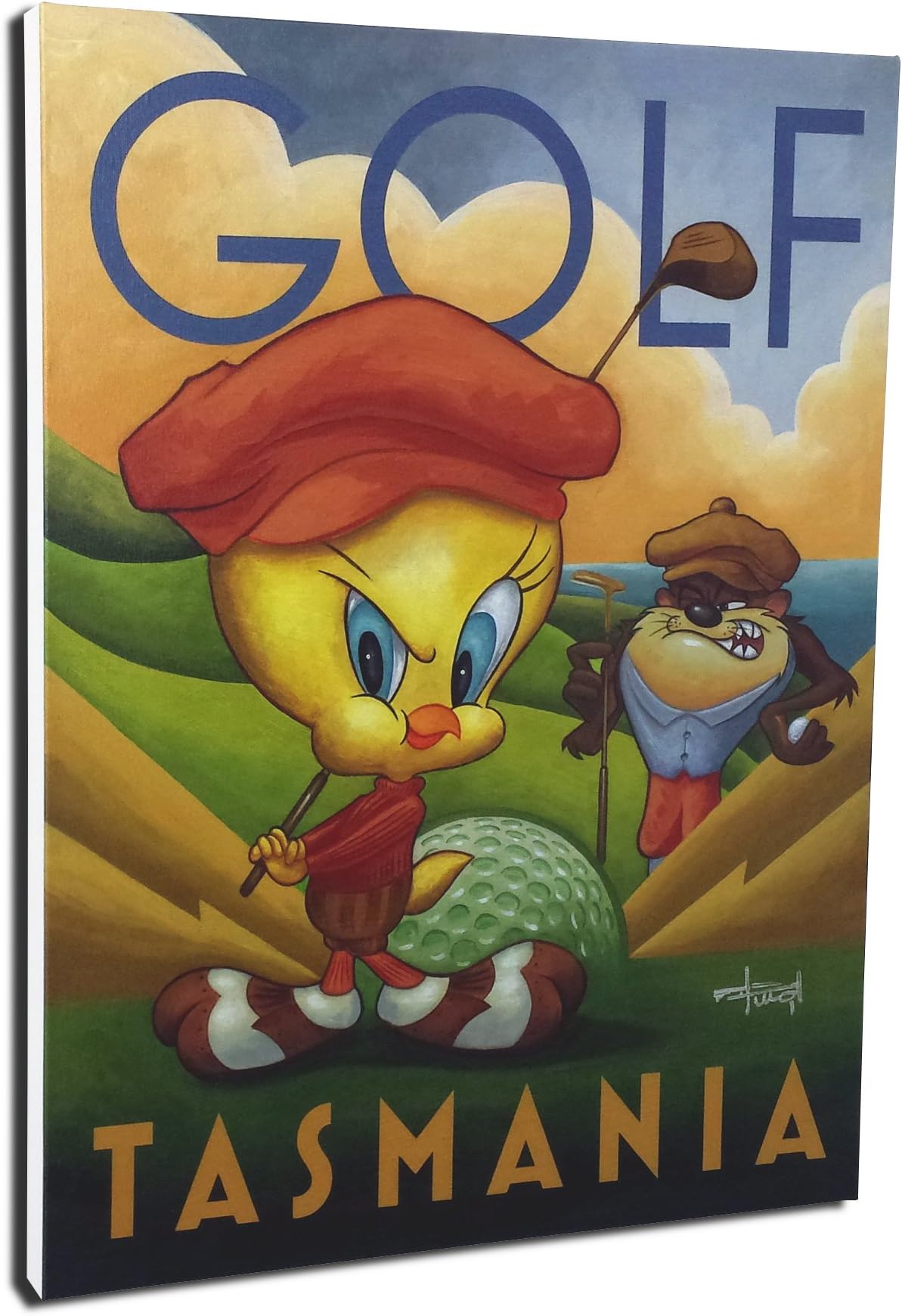 Golf Tasmania Wall Decor, Assorted