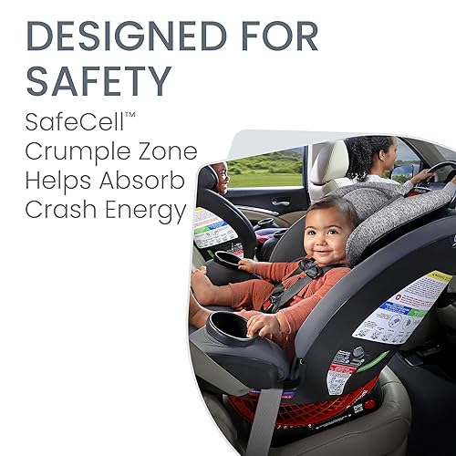 Miniatura 5 de Britax One4Life Asiento de automóvil, 10 años de uso, 5-120 libras, cambia de una silla de bebé orientada hacia atrás a un asiento elevador hacia