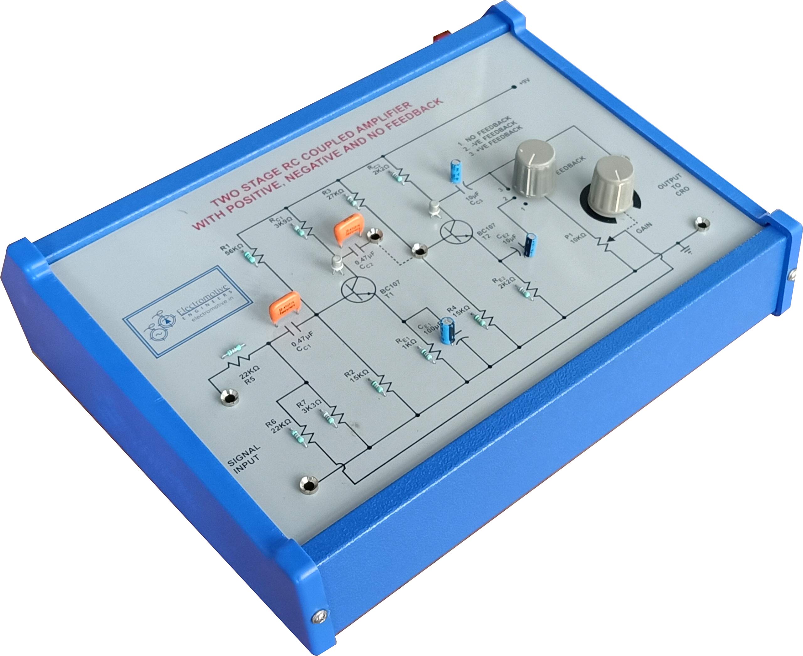 Two Stage RC Coupled Amplifier