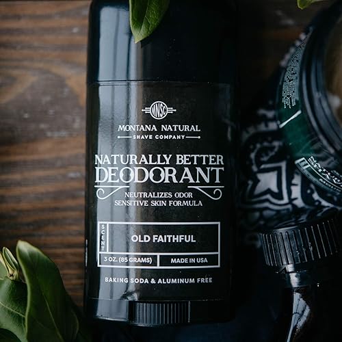 Miniatura 7 de MNSC Tobacco Blossom (Wrangler) Naturally Better Desodorante - Magnesio y carbón activado, fórmula para piel sensible, sin aluminio, sin bicarbonato