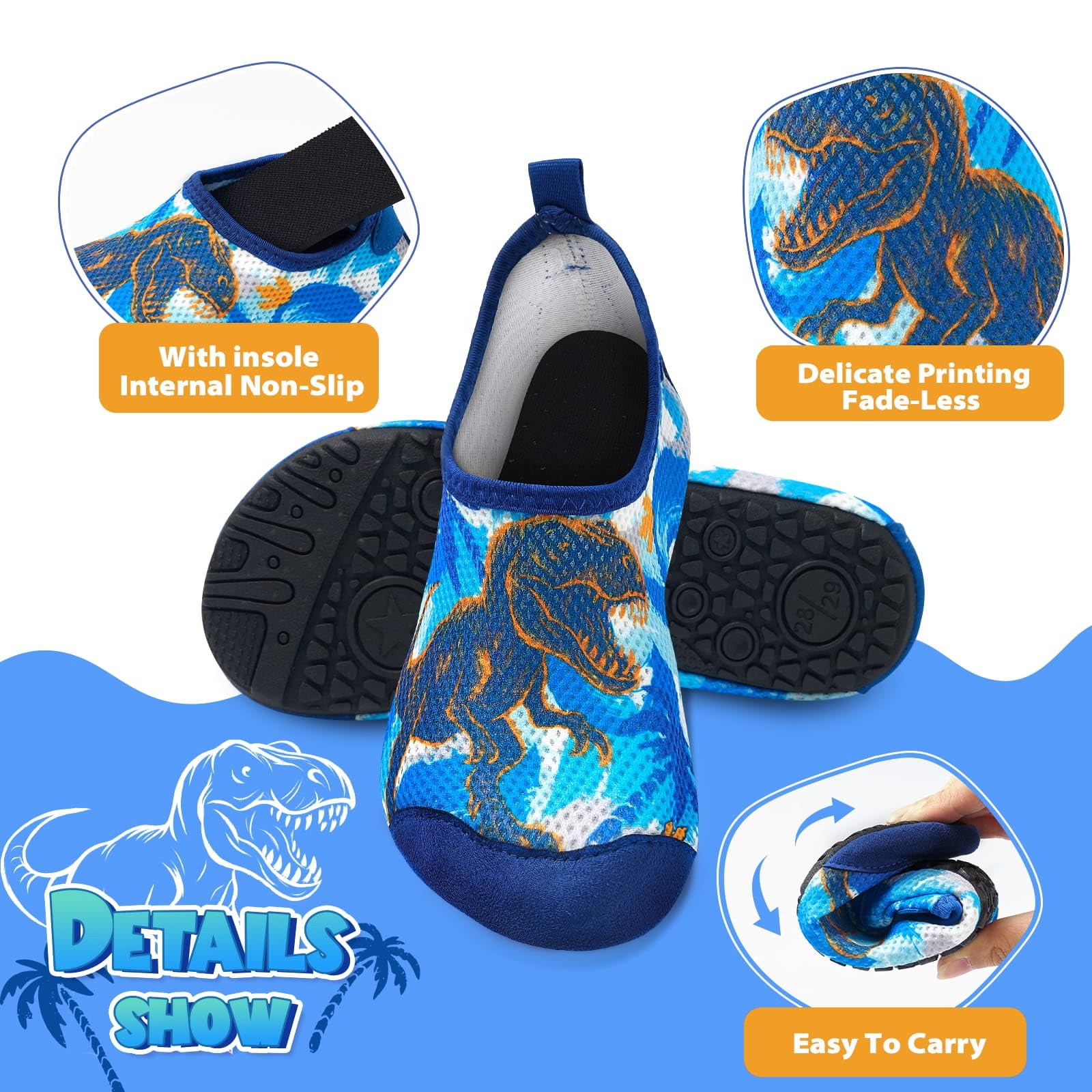 Zapatillas de Playa Descalzas de Secado Rápido Malla Suave Zapatos de Agua