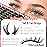 Lashes Clusters Kit Wispy Eye Lash Clusters Eyelash Extensions with Lash Brush Natural 168Pcs Individual Lashes 10-18mm DIY Lash Extension Soft Thin Band For Beginners (No Glue)
