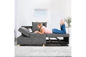 Pre-Owned Sofa: Versatile 4-in-1 Convertible Sofa Bed for Enhanced Comfort