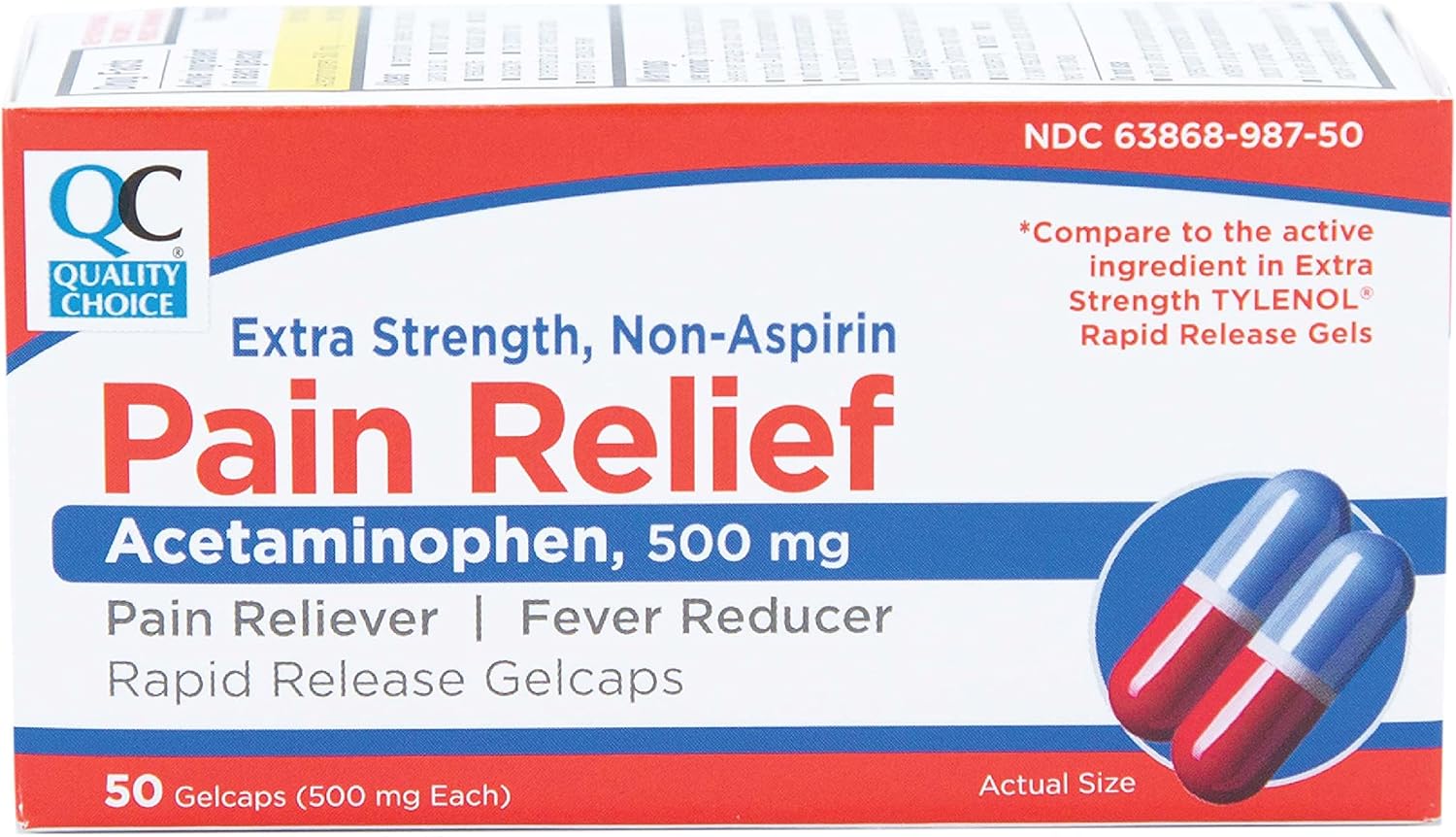 Quality Choice, Extra Strength, Non Aspirin Pain Relief