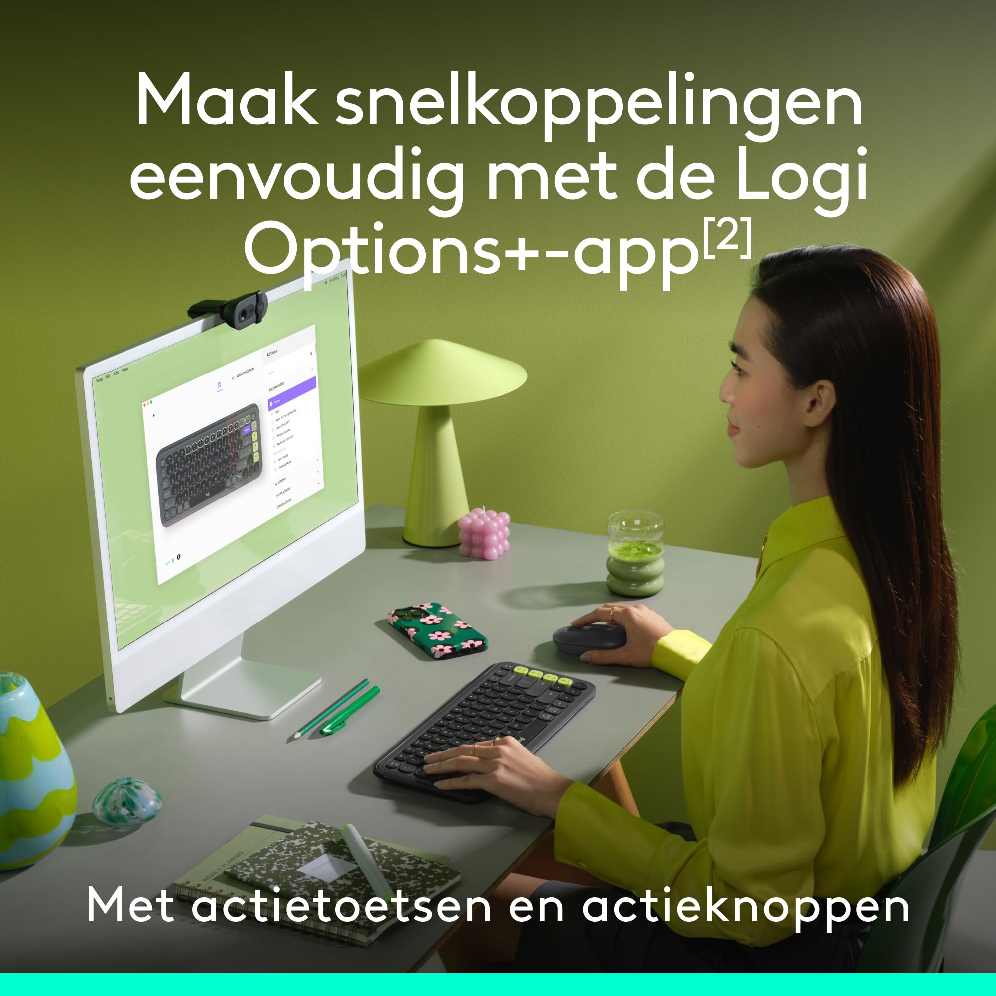 Logitech toetsenbord Inclusief muis Universeel Bluetooth