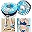 Sunlite Sports Foam Aquatic Cuffs, Weights for Water Exercise, High-Density EVA for Enhanced Pool Fitness Training, Water Aerobics Float Ring with Adjustable Webbing, Pack of 2