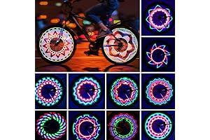 Upgraded Bike Wheel Lights: Illuminate Your Night Rides with Dazzling Displays