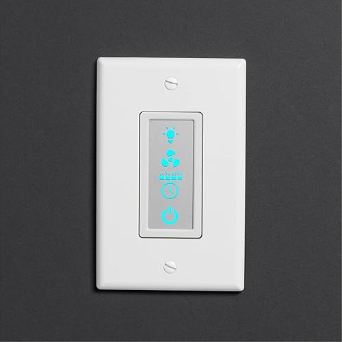 Miniatura 4 de Homewerks 7150-12 - Temporizador de baño LCD para ventilador de ventilación y luz, 3 funciones