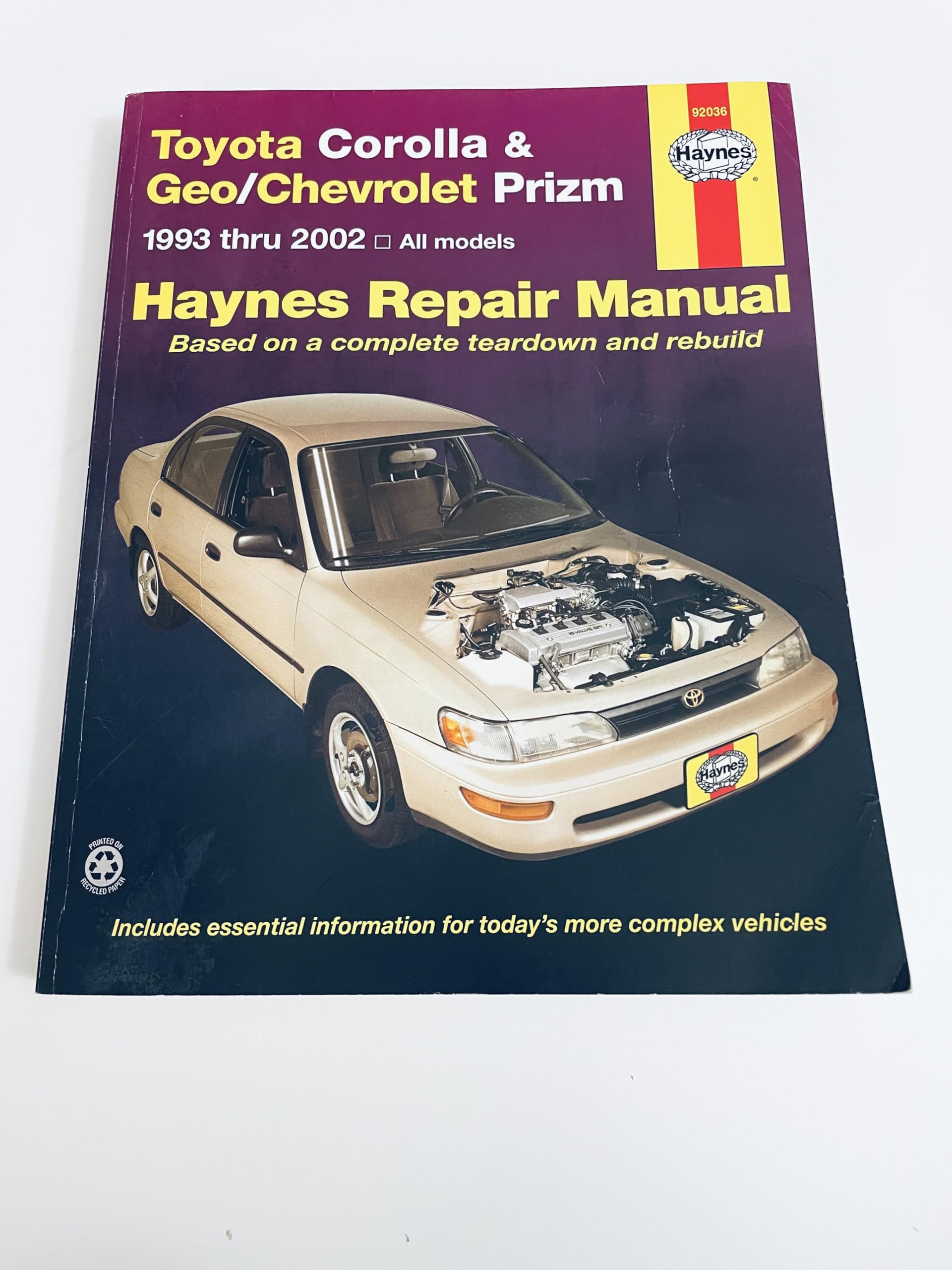 [(Toyota Corolla and Geo/Chevrolet Prizm: 1993 to 2002)] [Author: Jay Storer] published on (July, 2002)