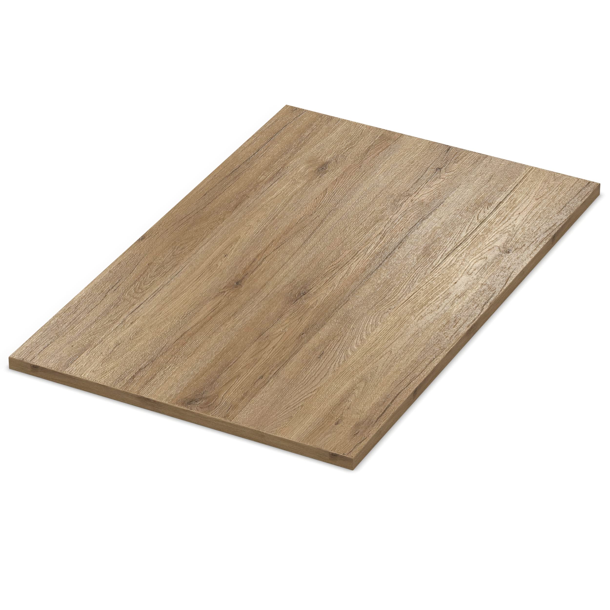 AUPROTEC Piano del tavolo 19mm Quercia Sanremo Classic 50x50 cm I Pannello truciolare con bordo ABS da 1mm e incollaggio PU I rivestito in melammina I elegante e idrorepellente