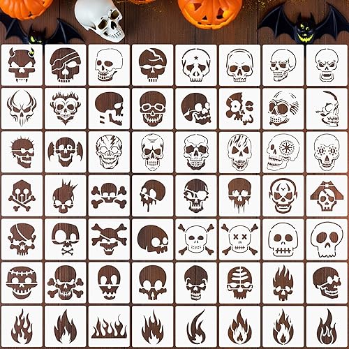 Miniatura 8 de Augshy Plantillas para pintar, paquete de 56 plantillas para el Día del Padre, plantillas para el Día de la Madre, plantillas reutilizables para