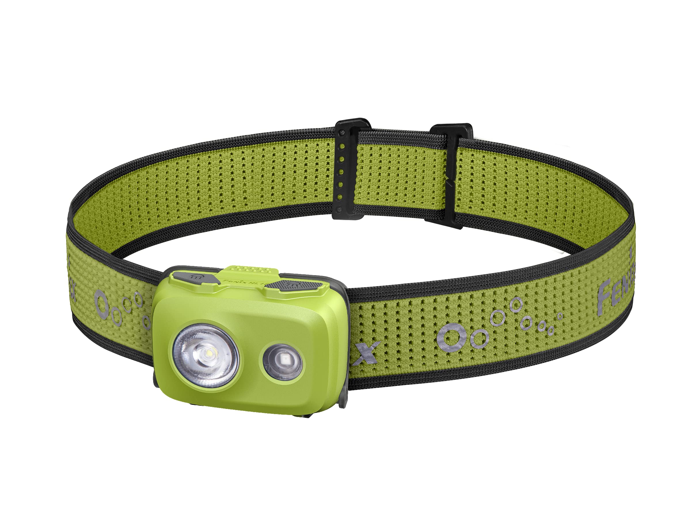 fenix HL16 Green Lightweight Multipurpose Headlamp | 450 lumens | 104m | 100 Hrs Max | AAA Powered | Red Light Mode | SOS Function | IP66