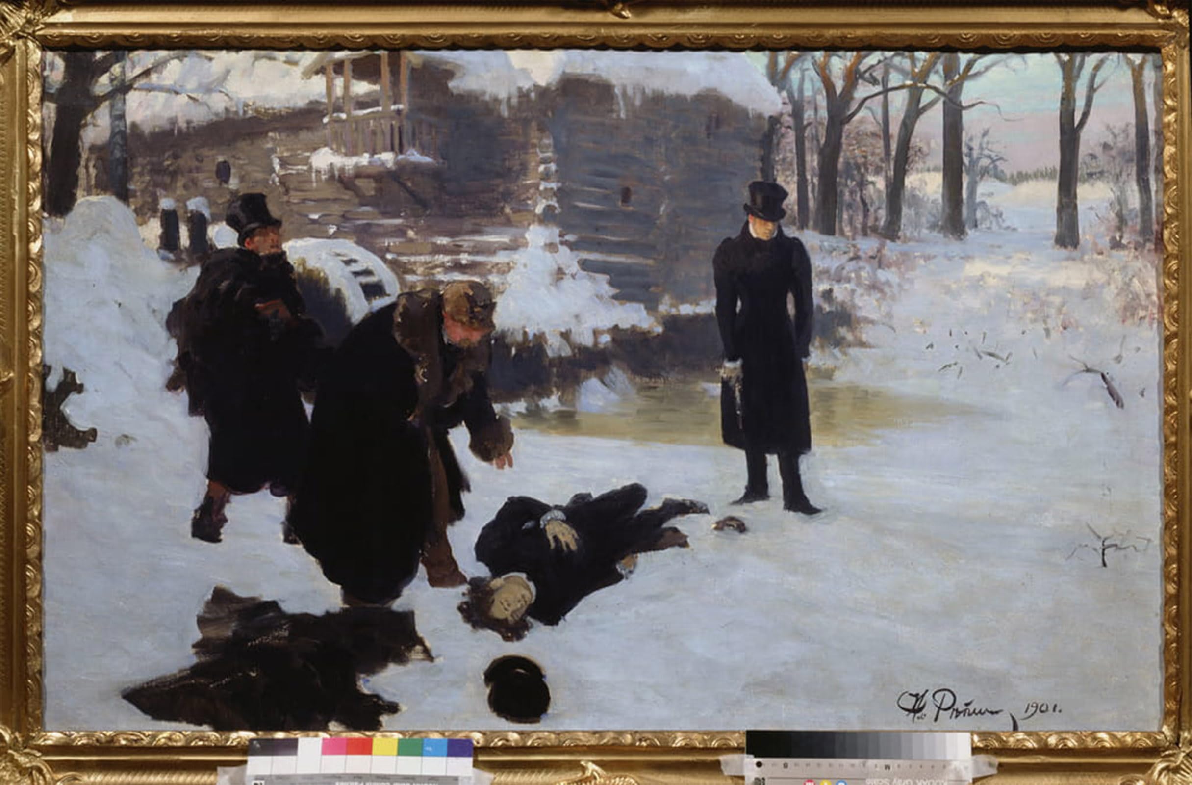 SERENDIPITP Retro Picture Poster Wall Art Pictures Painting in the Suburbs of Saint Petersburg by Ilya Efimovich Repin Wall Art Canvas Print for Wall Decor 60x90cm