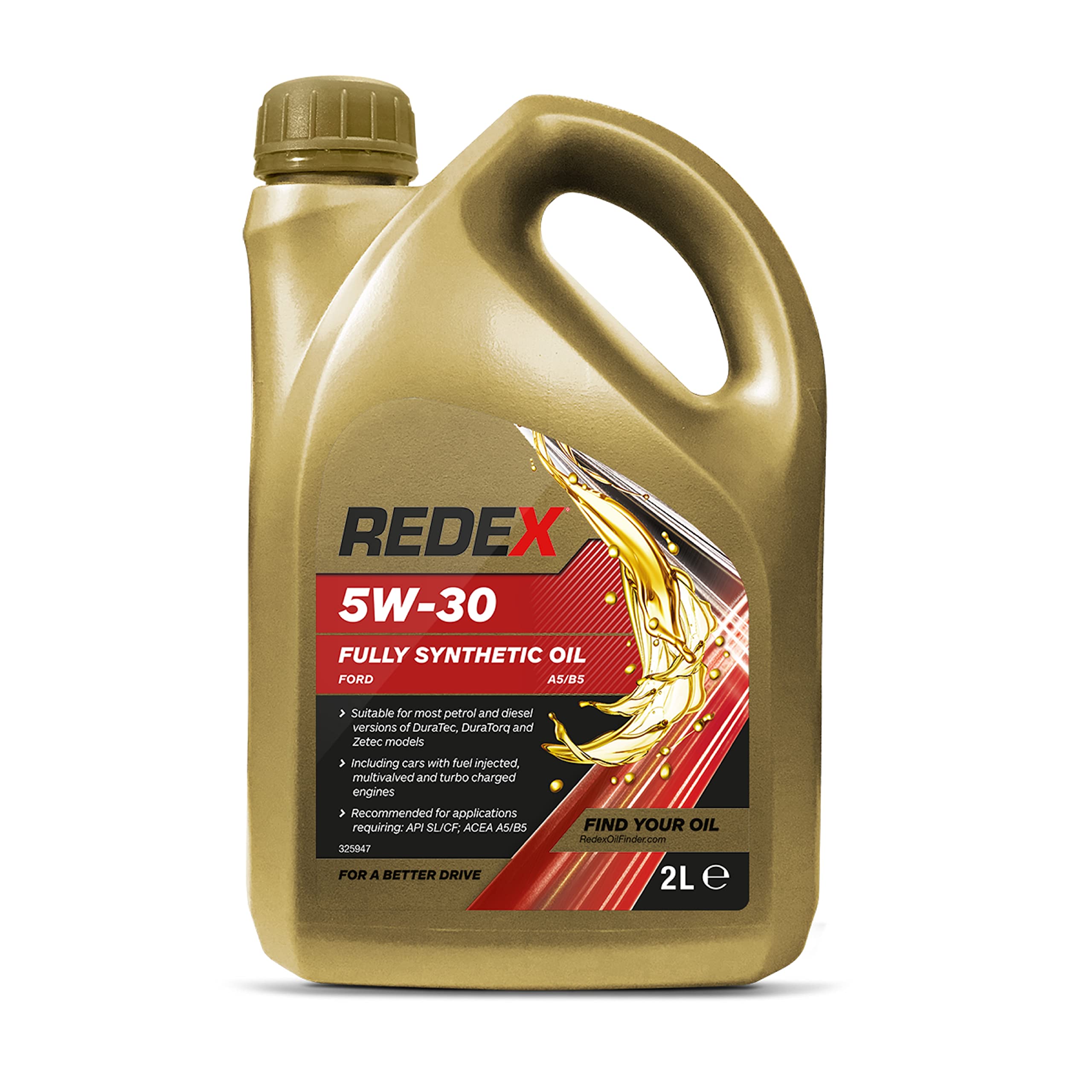 Redex Pro 5W-30 Fully Synthetic Motor Oil - Ford Specific - 2L