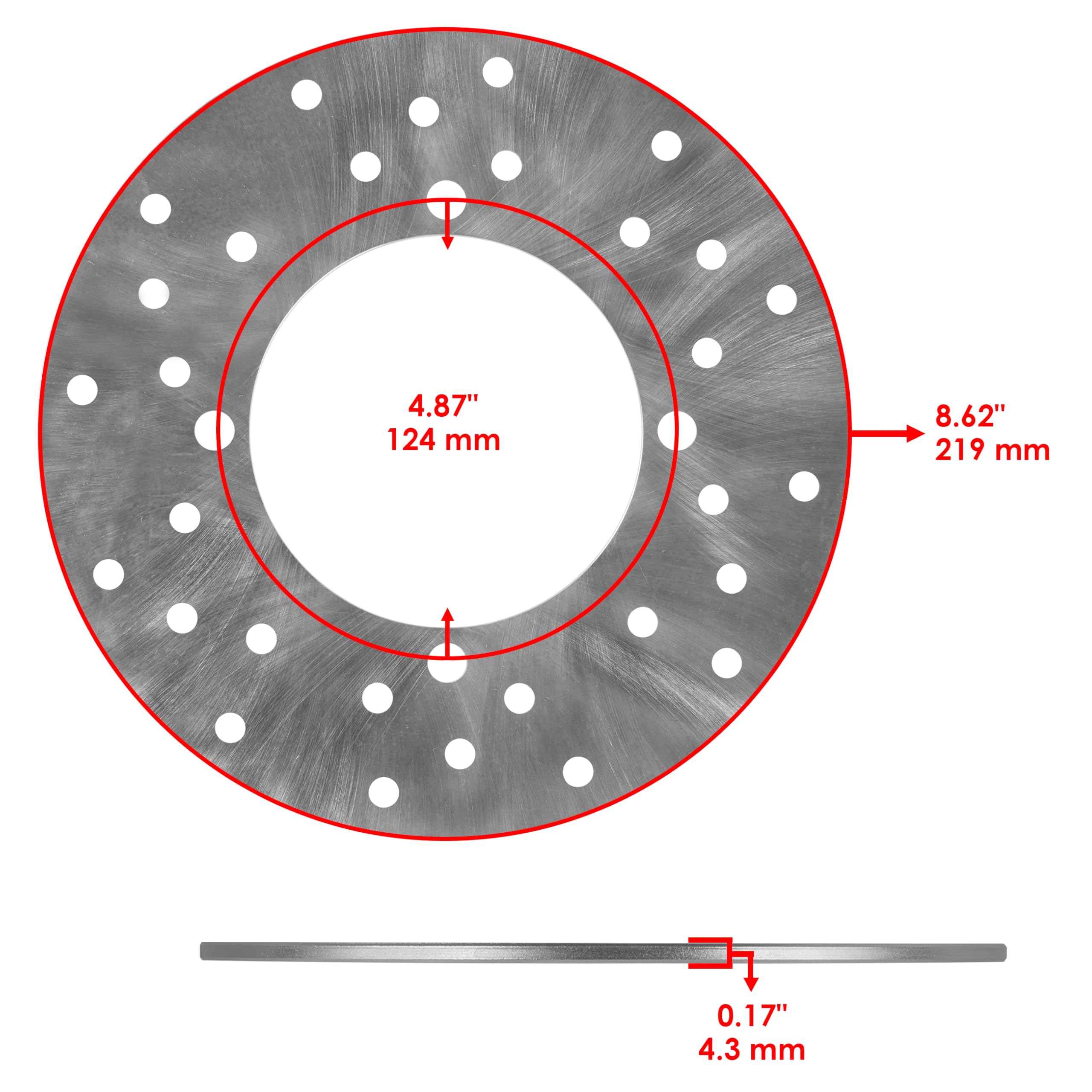 AARRKKページ Amazon.com: Caltric Rear Brake Disc Rotor Compatible with
