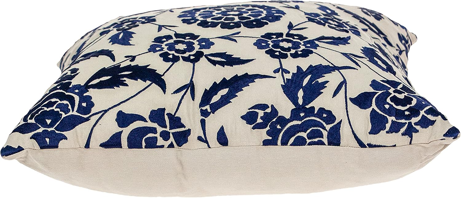 Parkland Collection Zohra Accent Beige Pillow Cover with Poly Insert