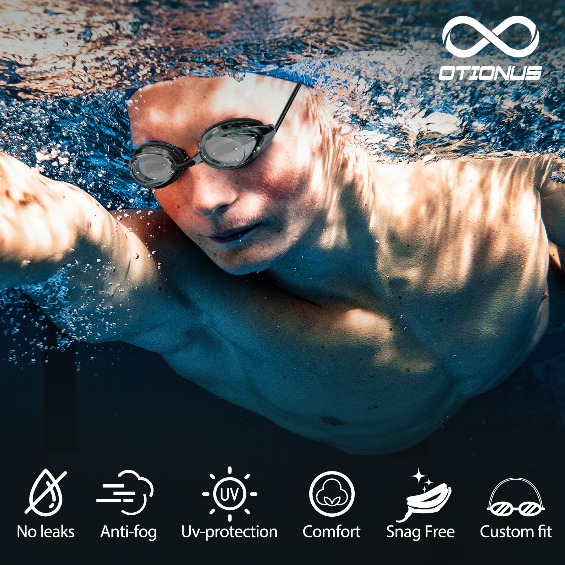 Occhialini da nuoto anti-appannamento